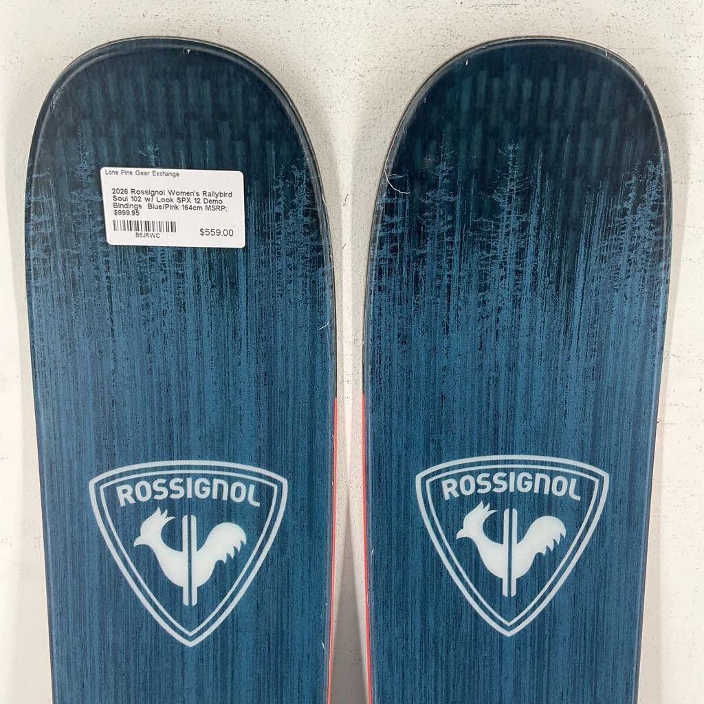 2026 Rossignol Women's Rallybird Soul 102 w/ Look SPX 12 Demo Bindings - Image 50