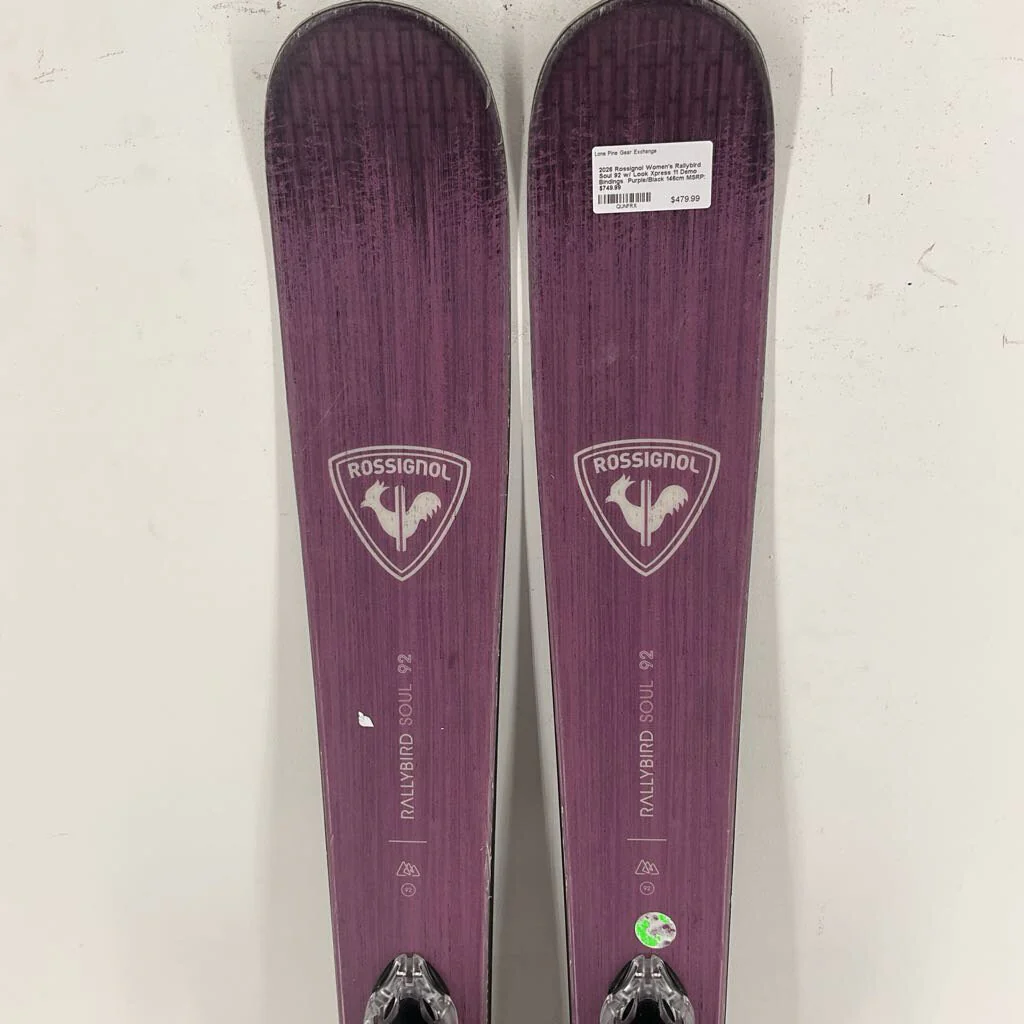 2026 Rossignol Women's Rallybird Soul 92 w/ Look Xpress 11 Demo Bindings - Image 16