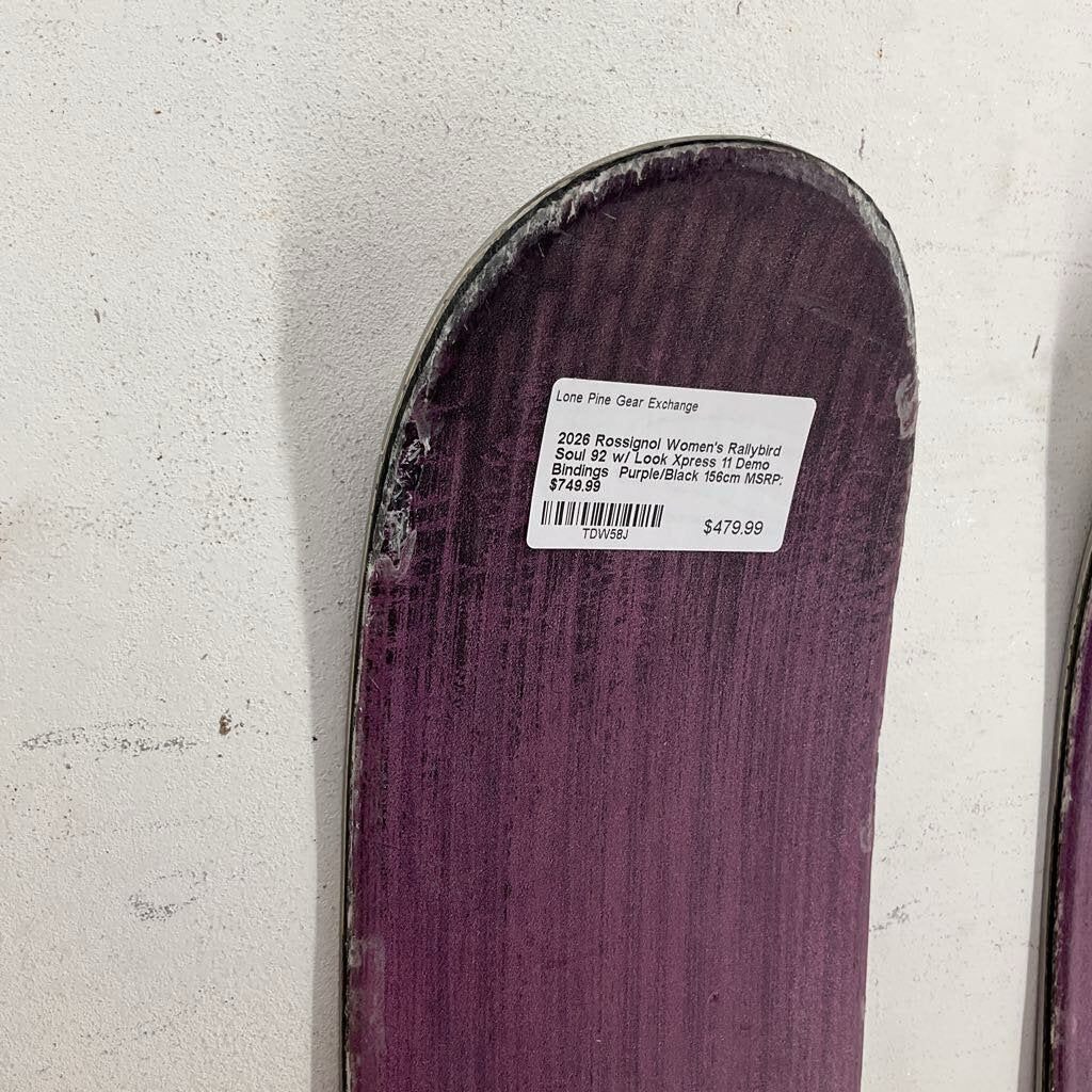 2026 Rossignol Women's Rallybird Soul 92 w/ Look Xpress 11 Demo Bindings - Image 27