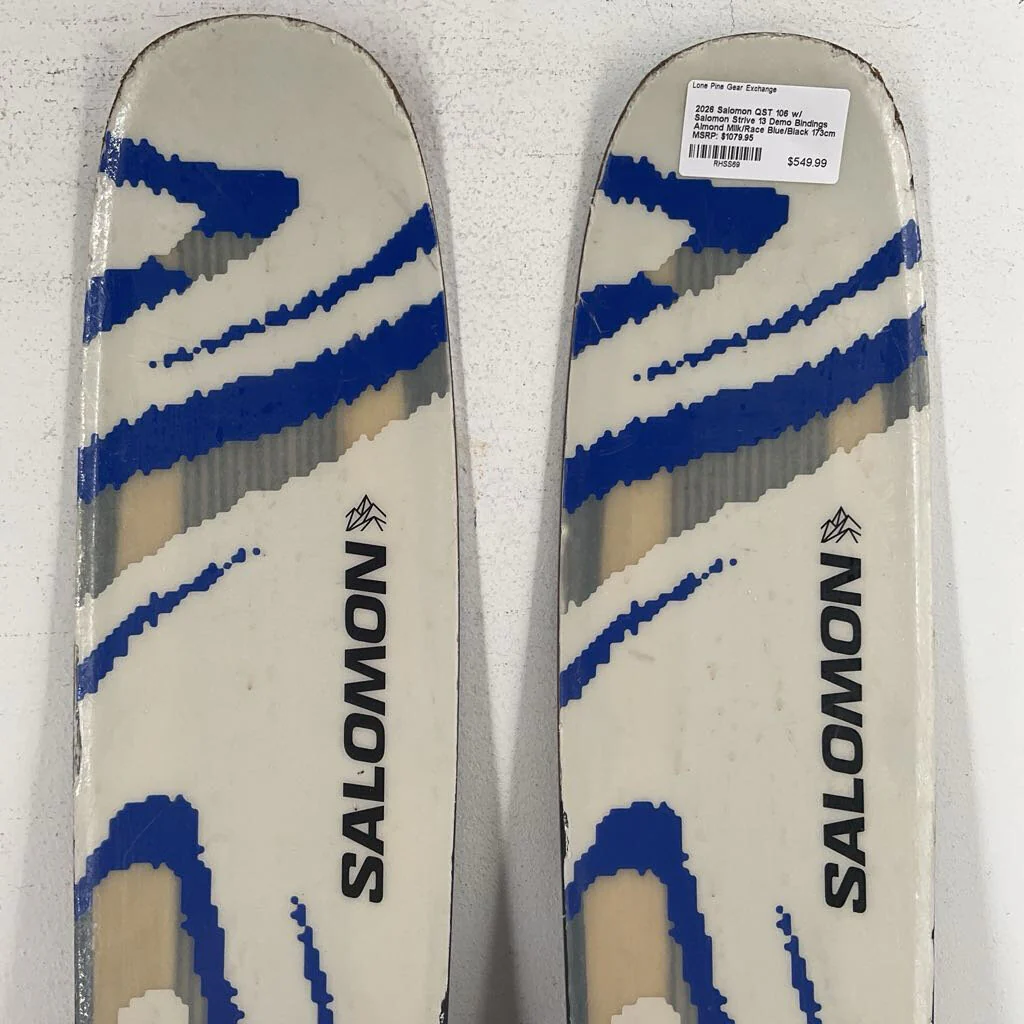 2026 Salomon QST 106 w/ Salomon Strive 13 Demo Bindings - Image 7