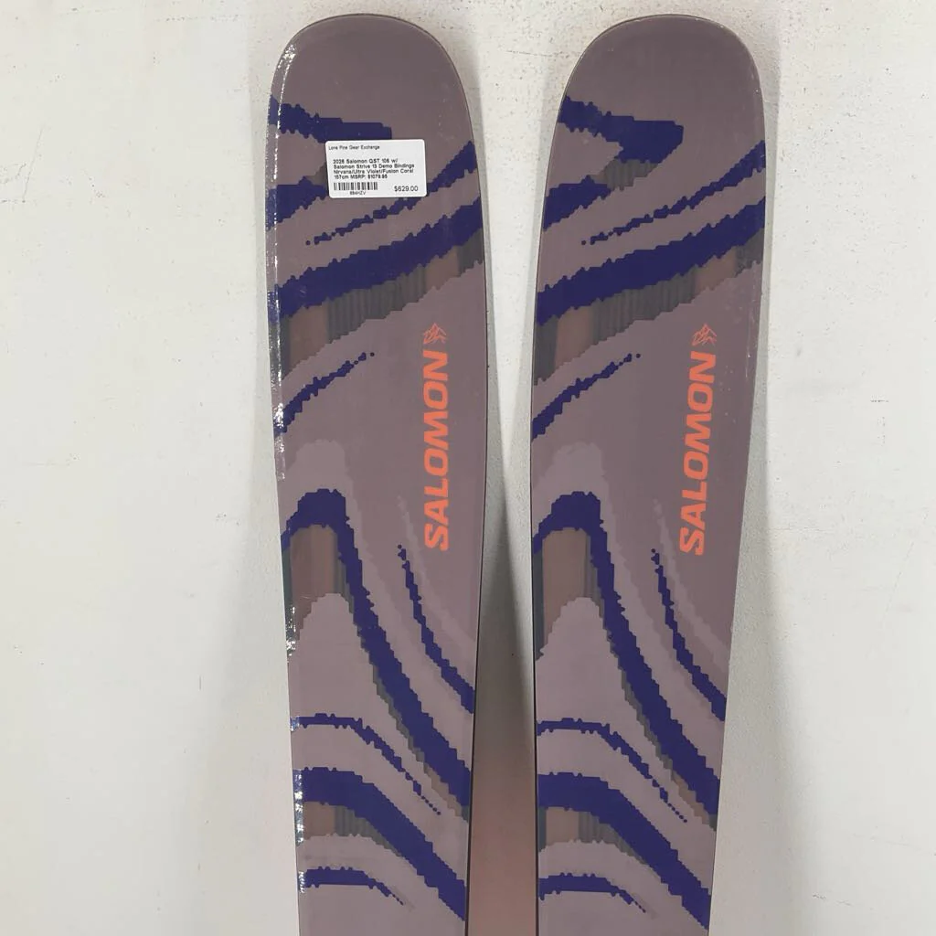 2026 Salomon QST 106 w/ Salomon Strive 13 Demo Bindings