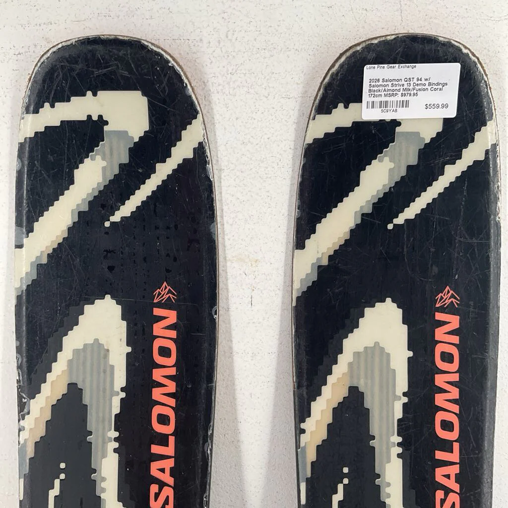 2026 Salomon QST 94 w/ Salomon Strive 13 Demo Bindings - Image 8