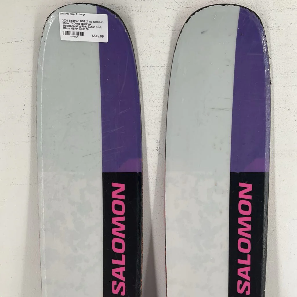 2026 Salomon QST X w/ Salomon Strive 13 Demo Bindings - Image 3