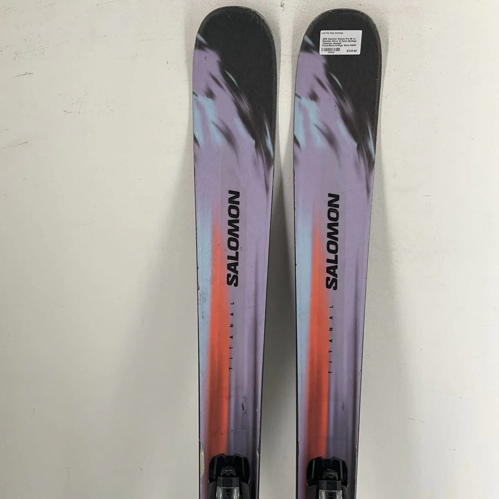 2026 Salomon Stance Pro 86 w/ Salomon Strive 13 Demo Bindings *topsheet damage* - Image 9