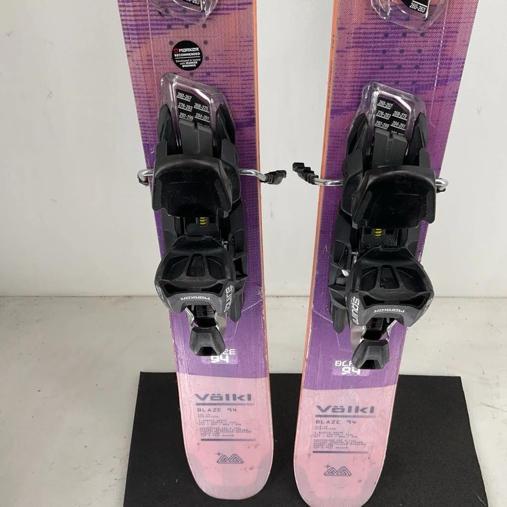 2026 Volkl Blaze 94 W w/ Marker Squire TCX 11 Demo Bindings - Image 6