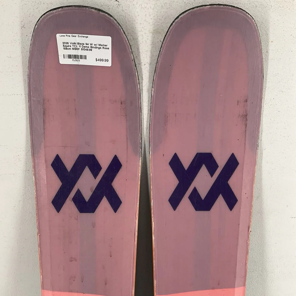 2026 Volkl Blaze 94 W w/ Marker Squire TCX 11 Demo Bindings - Image 3