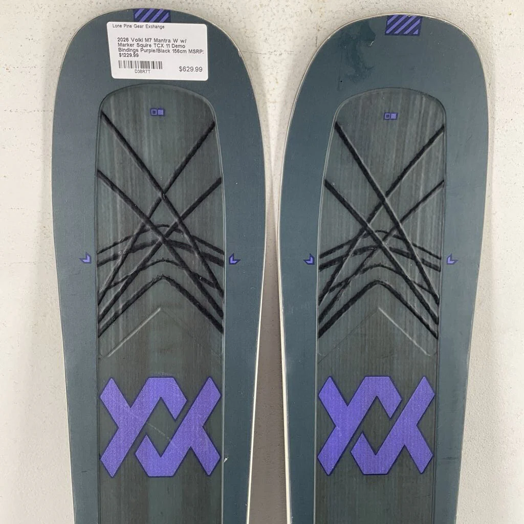 2026 Volkl M7 Mantra W w/ Marker Squire TCX 11 Demo Bindings - Image 13
