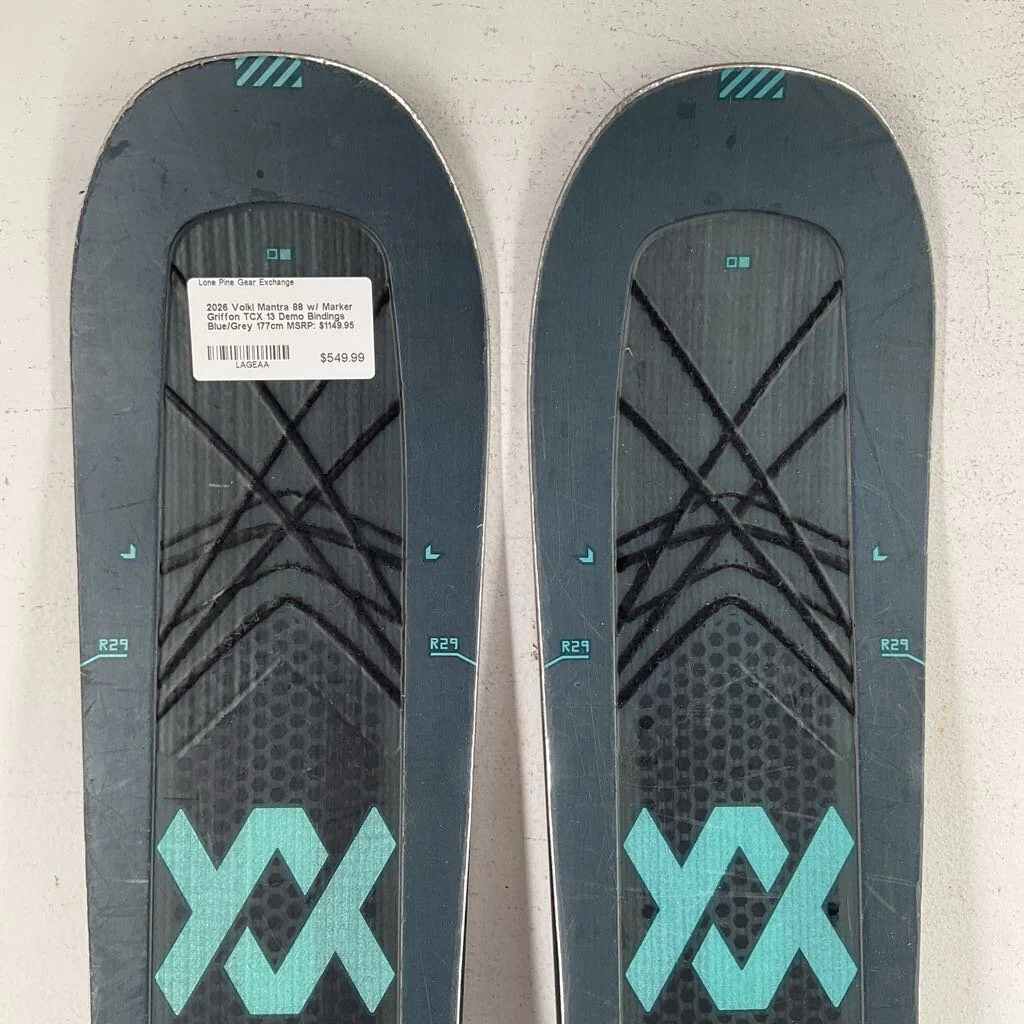 2026 Volkl Mantra 88 w/ Marker Griffon TCX 13 Demo Bindings - Image 27