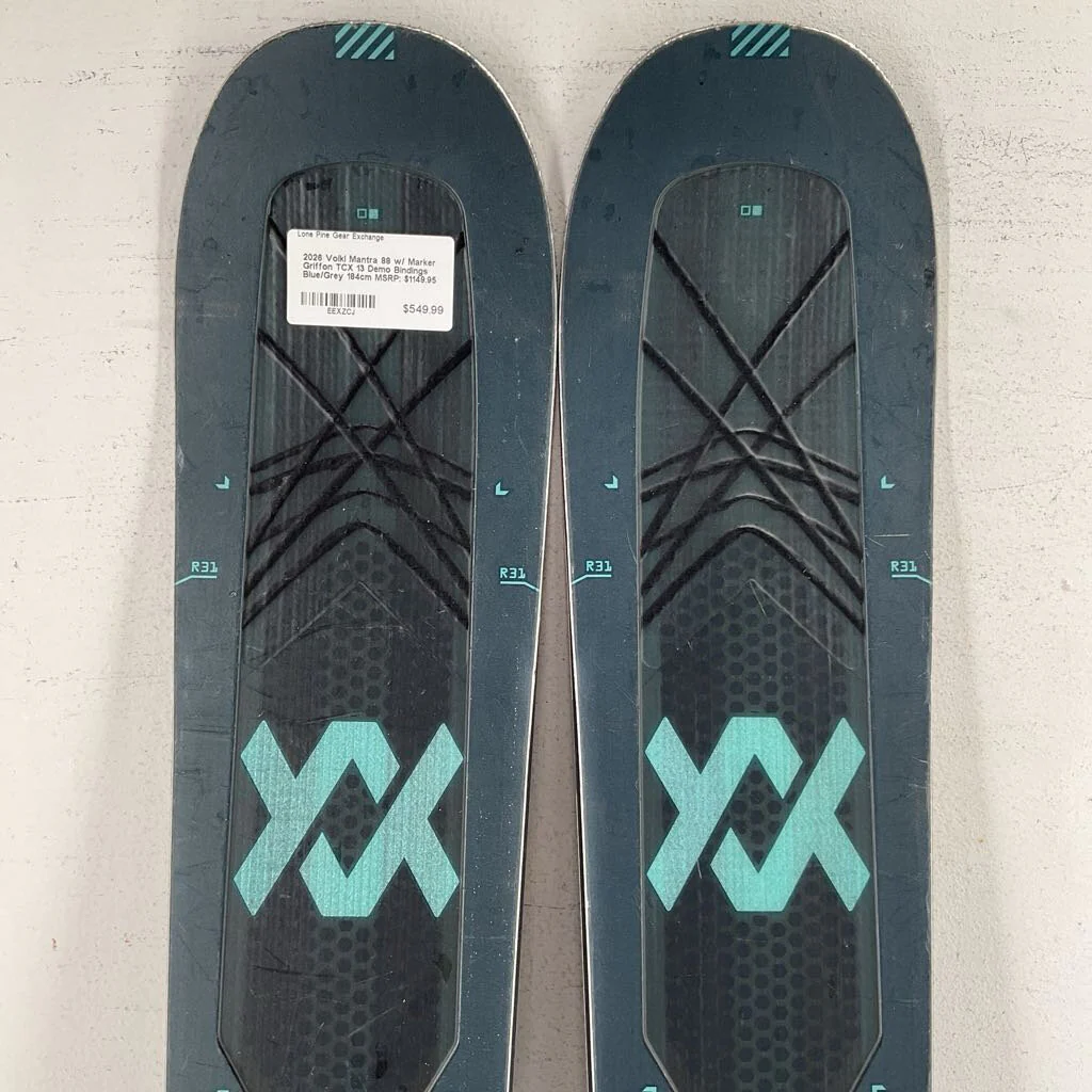 2026 Volkl Mantra 88 w/ Marker Griffon TCX 13 Demo Bindings - Image 43