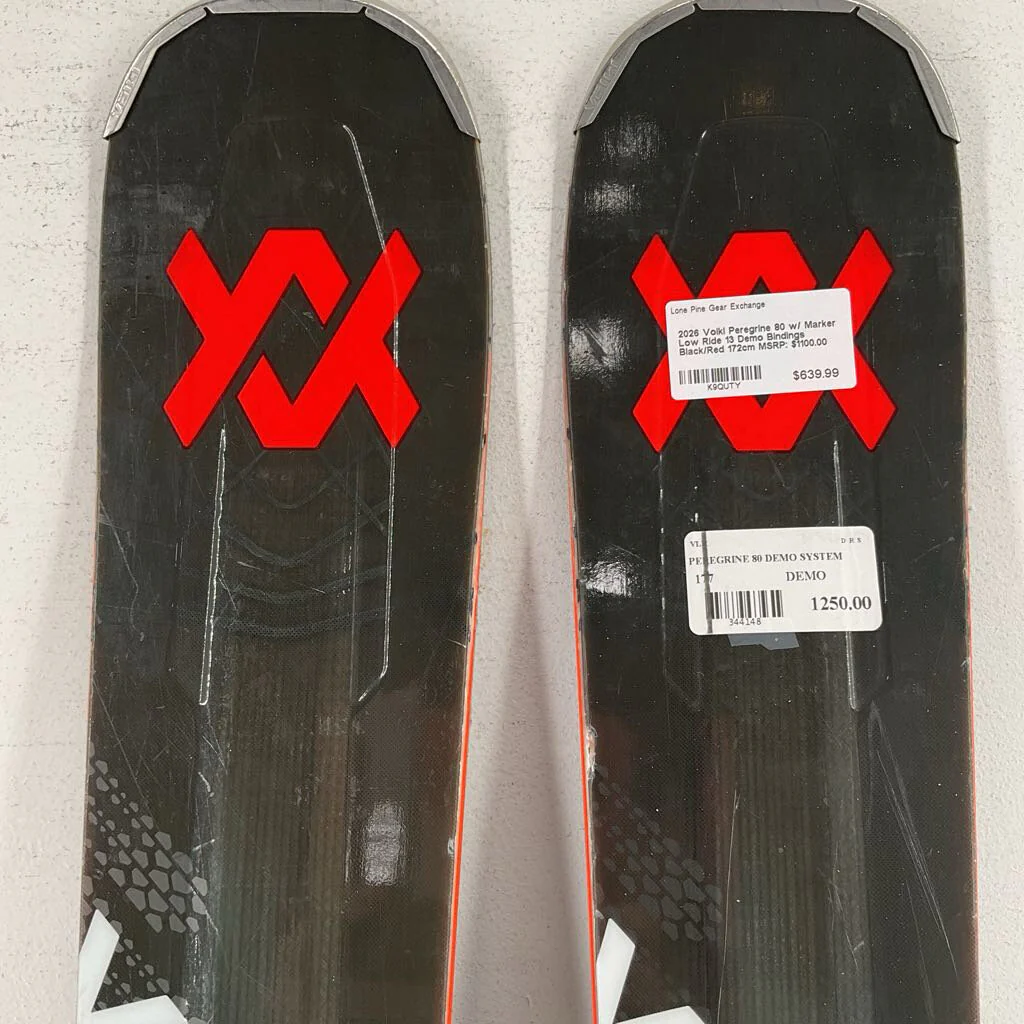 2026 Volkl Peregrine 80 w/ Marker Low Ride 13 Demo Bindings - Image 16