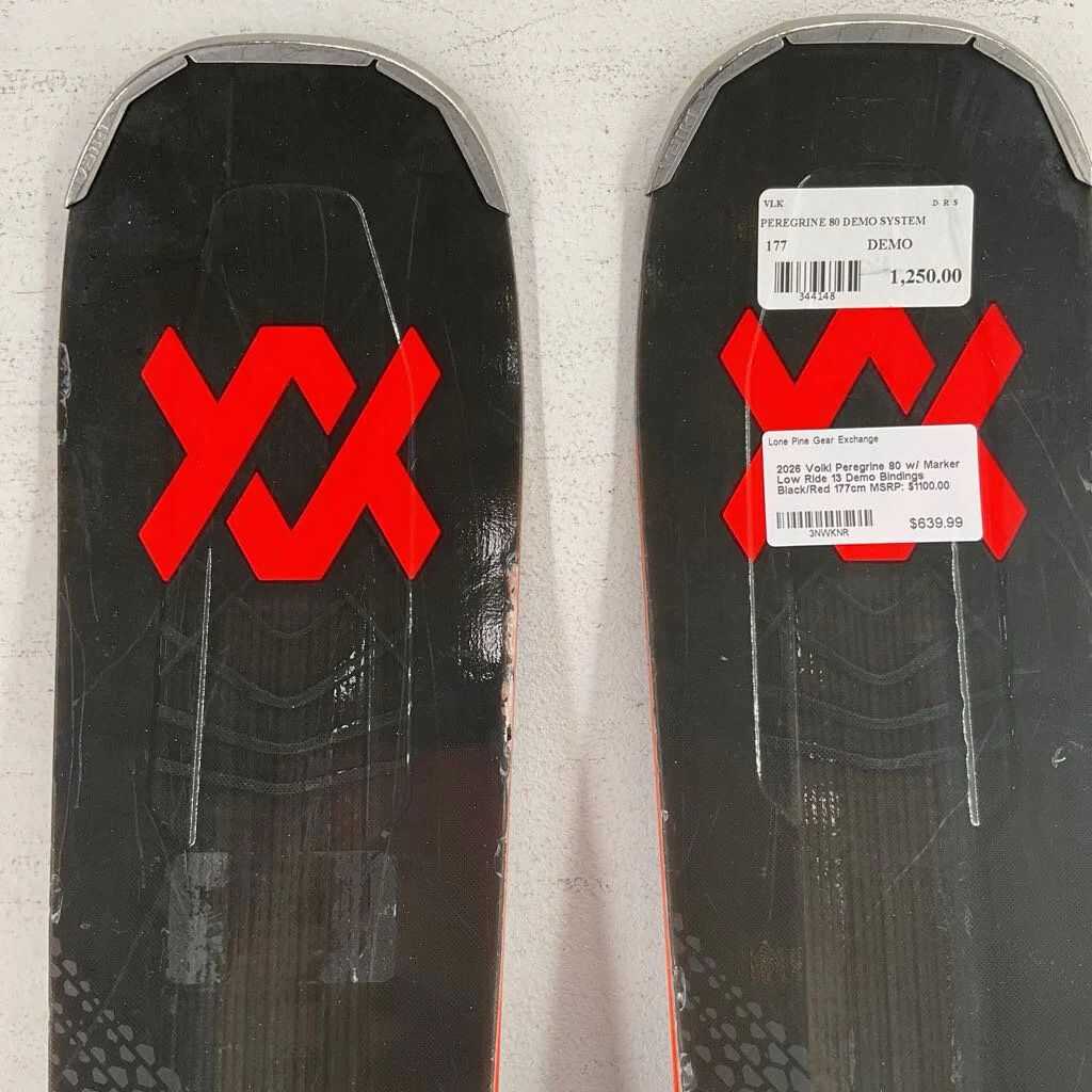 2026 Volkl Peregrine 80 w/ Marker Low Ride 13 Demo Bindings - Image 22