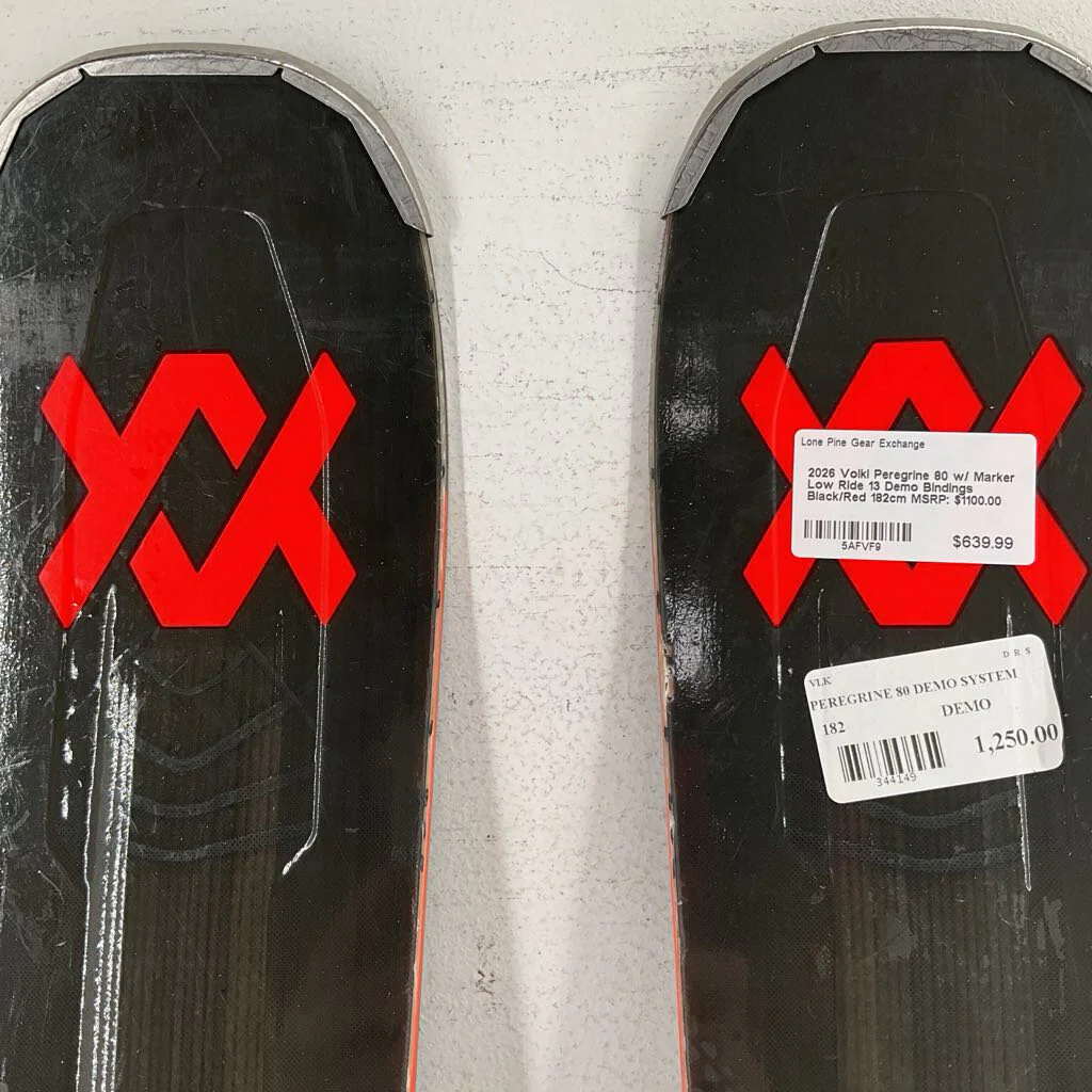 2026 Volkl Peregrine 80 w/ Marker Low Ride 13 Demo Bindings - Image 30