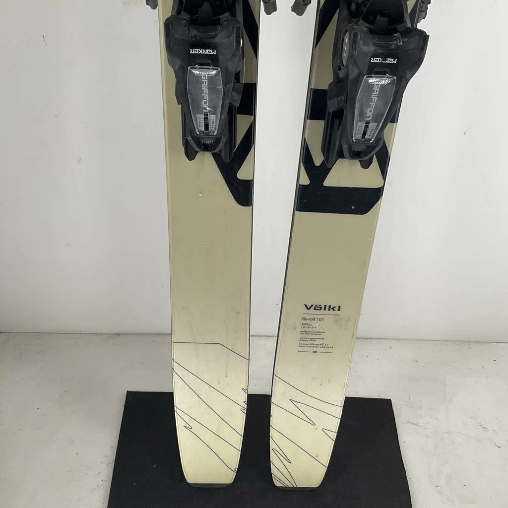 2026 Volkl Revolt 101 w/ Marker Griffon 13 Demo Bindings - Image 3