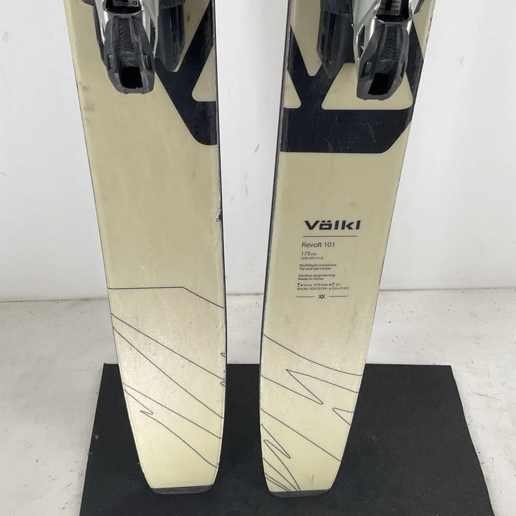 2026 Volkl Revolt 101 w/ Marker Griffon 13 Demo Bindings *Topsheet Damage* - Image 6