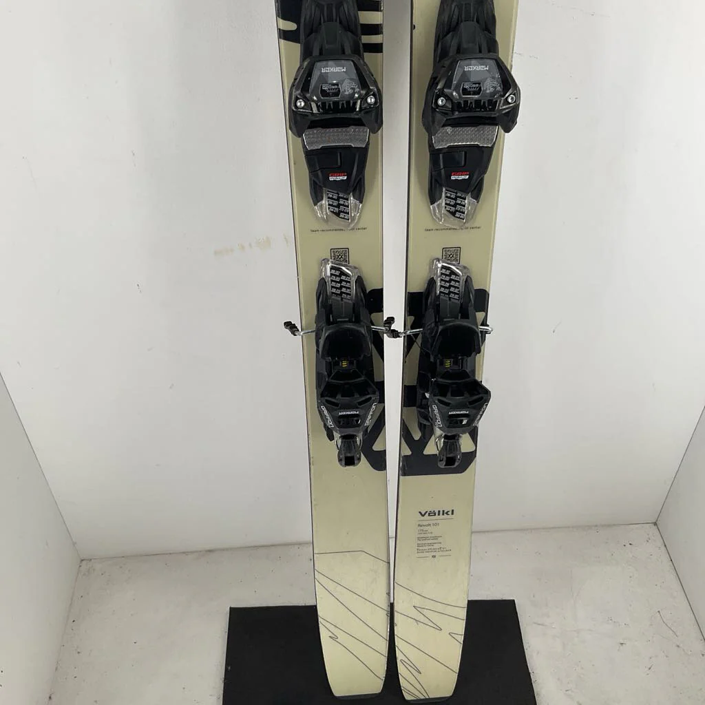 2026 Volkl Revolt 101 w/ Marker Griffon 13 Demo Bindings *Topsheet Damage* - Image 2