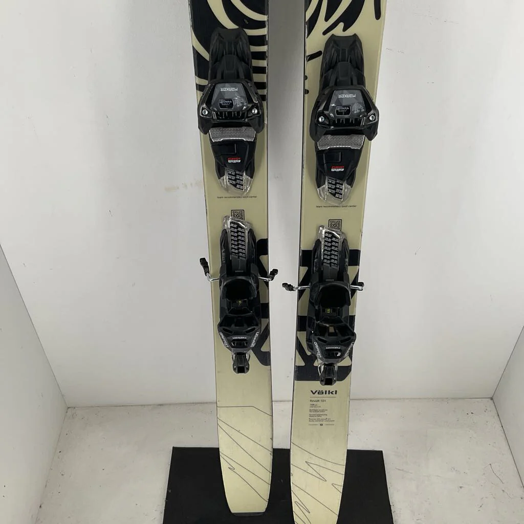2026 Volkl Revolt 101 w/ Marker Griffon 13 Demo Bindings *Topsheet Damage* - Image 2