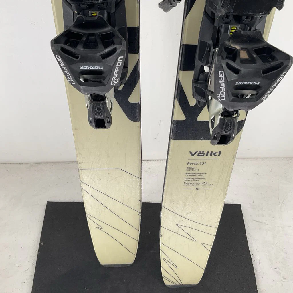 2026 Volkl Revolt 101 w/ Marker Griffon 13 Demo Bindings *Topsheet Damage* - Image 6