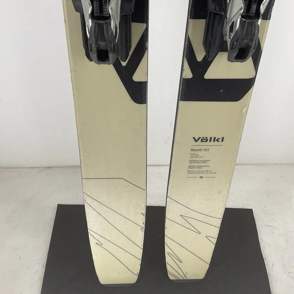 2026 Volkl Revolt 101 w/ Marker Griffon 13 Demo Bindings *Topsheet Damage* - Image 6
