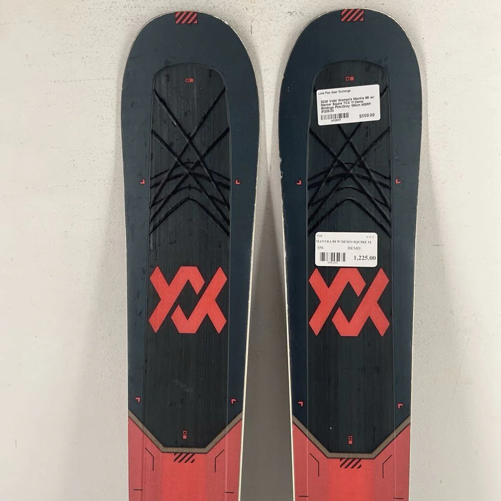 2026 Volkl Women's Mantra 88 w/ Marker Squire TCX 11 Demo Bindings - Image 12