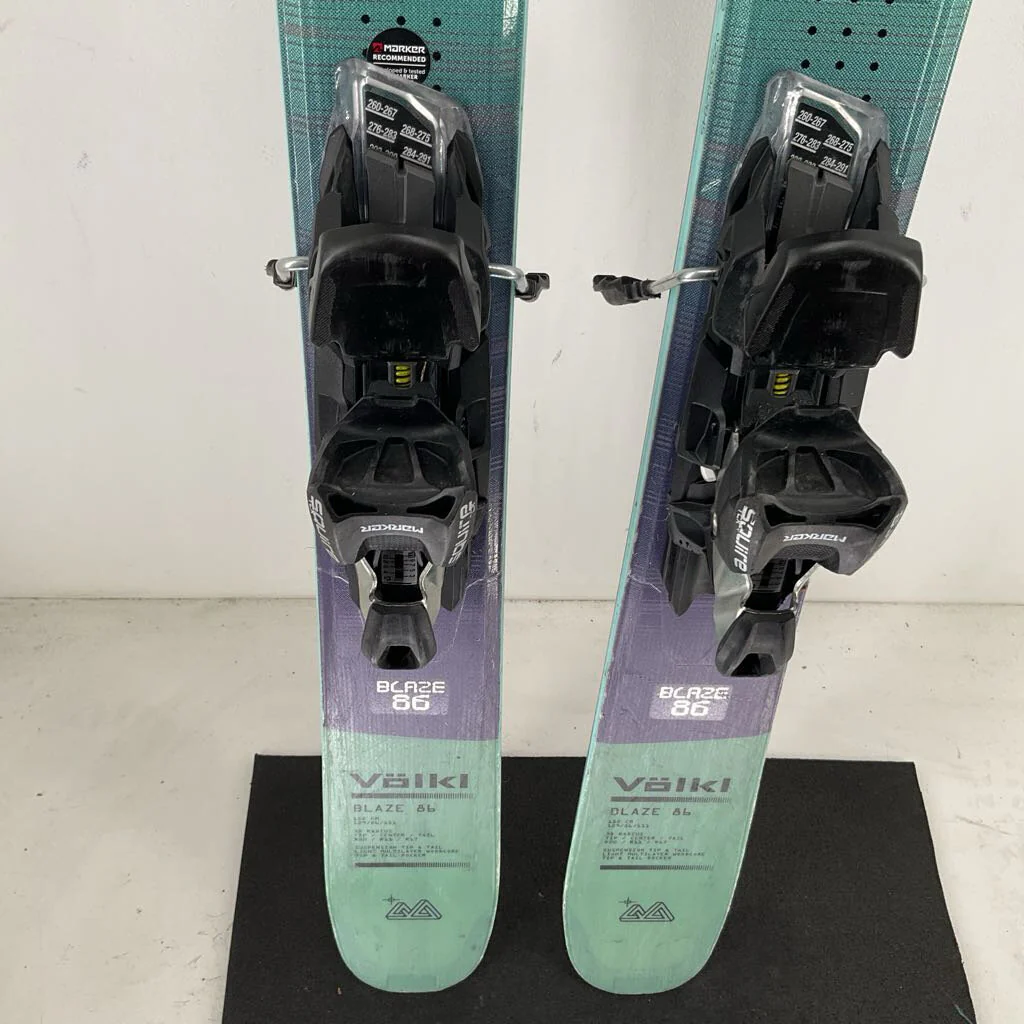 2026 Women's Volkl Blaze 86 w/ Marker Squire TCX 11 Demo Bindings - Image 14