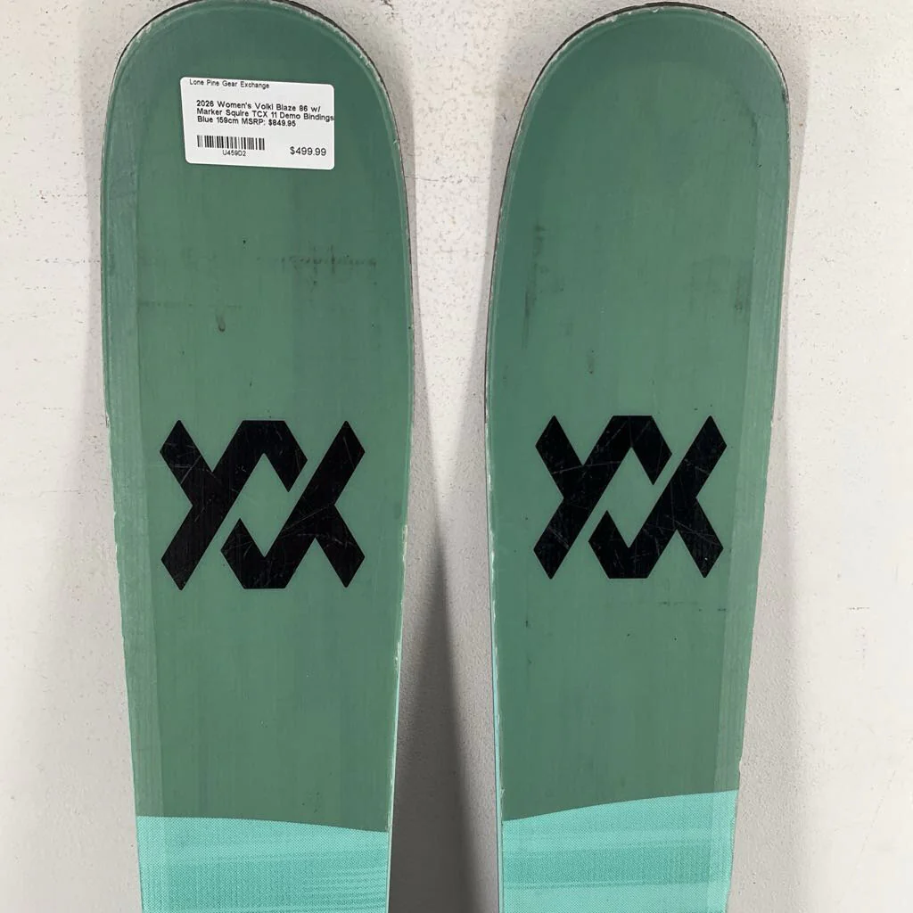 2026 Women's Volkl Blaze 86 w/ Marker Squire TCX 11 Demo Bindings - Image 19