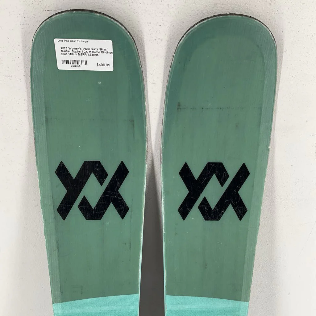 2026 Women's Volkl Blaze 86 w/ Marker Squire TCX 11 Demo Bindings - Image 3