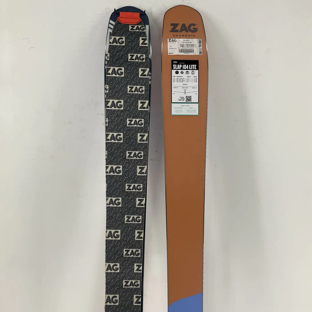 2026 Zag Slap 104 Lite w/ ATK Rent Me 10 Demo Bindings w/ Zag Climbing Skins - Image 3