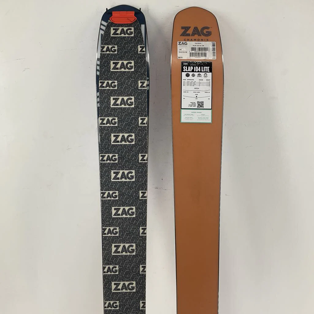 2026 Zag Slap 104 Lite w/ ATK Rent Me 10 Demo Bindings w/ Zag Climbing Skins - Image 7