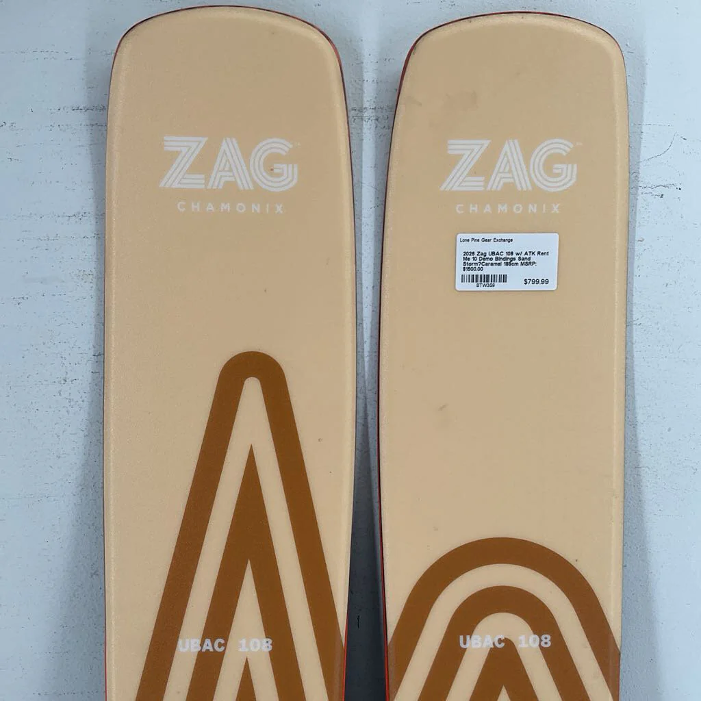 2026 Zag UBAC 108 w/ ATK Rent Me 10 Demo Bindings - Image 11
