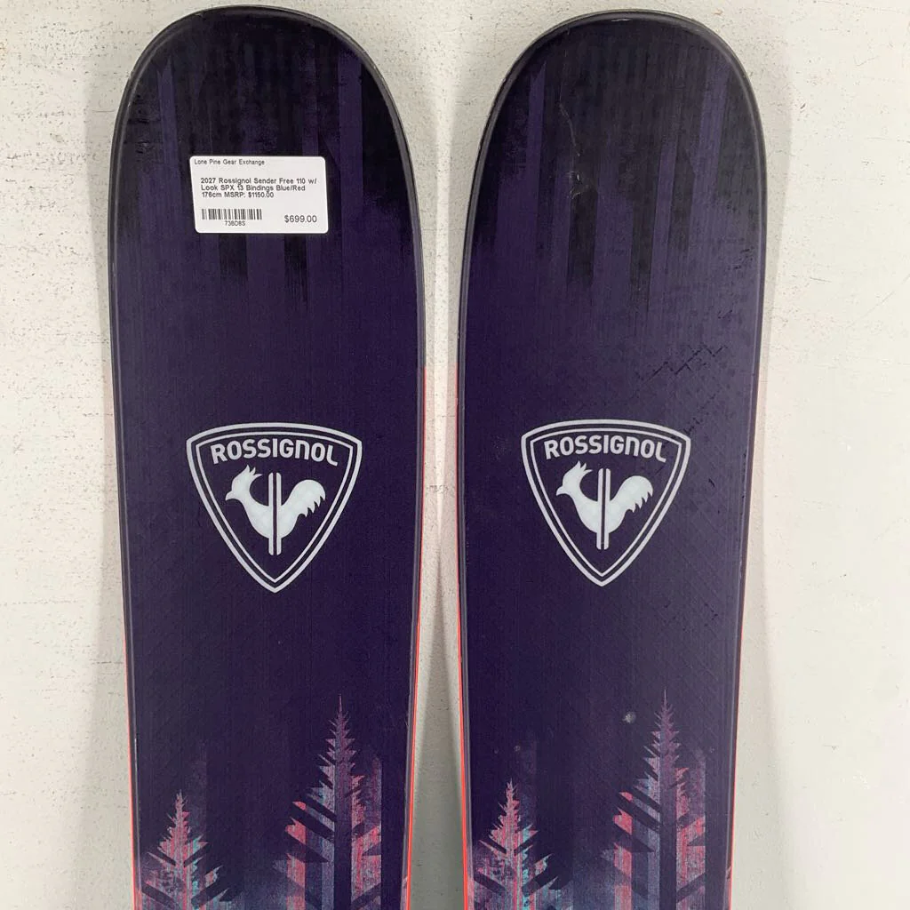 2027 Rossignol Sender Free 110 w/ Look SPX 13 Bindings - Image 11