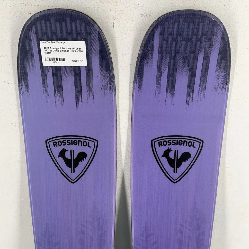 2027 Rossignol Sender Soul 102 w/ Look SPX 12 Demo Bindings - Image 3