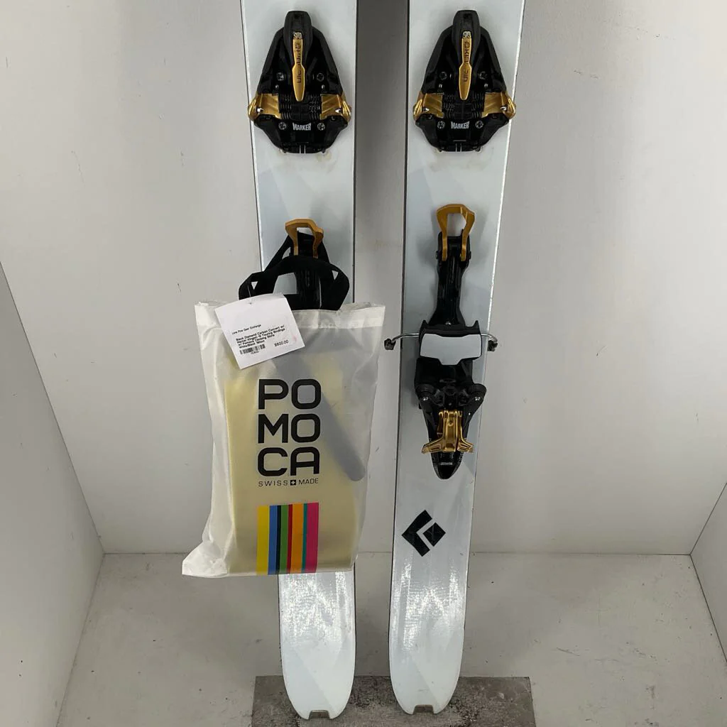Black Diamond Carbon Convert w/ Marker Kingpin 13 Touring Bindings w/ Pomoca Climbing Skins - Image 2