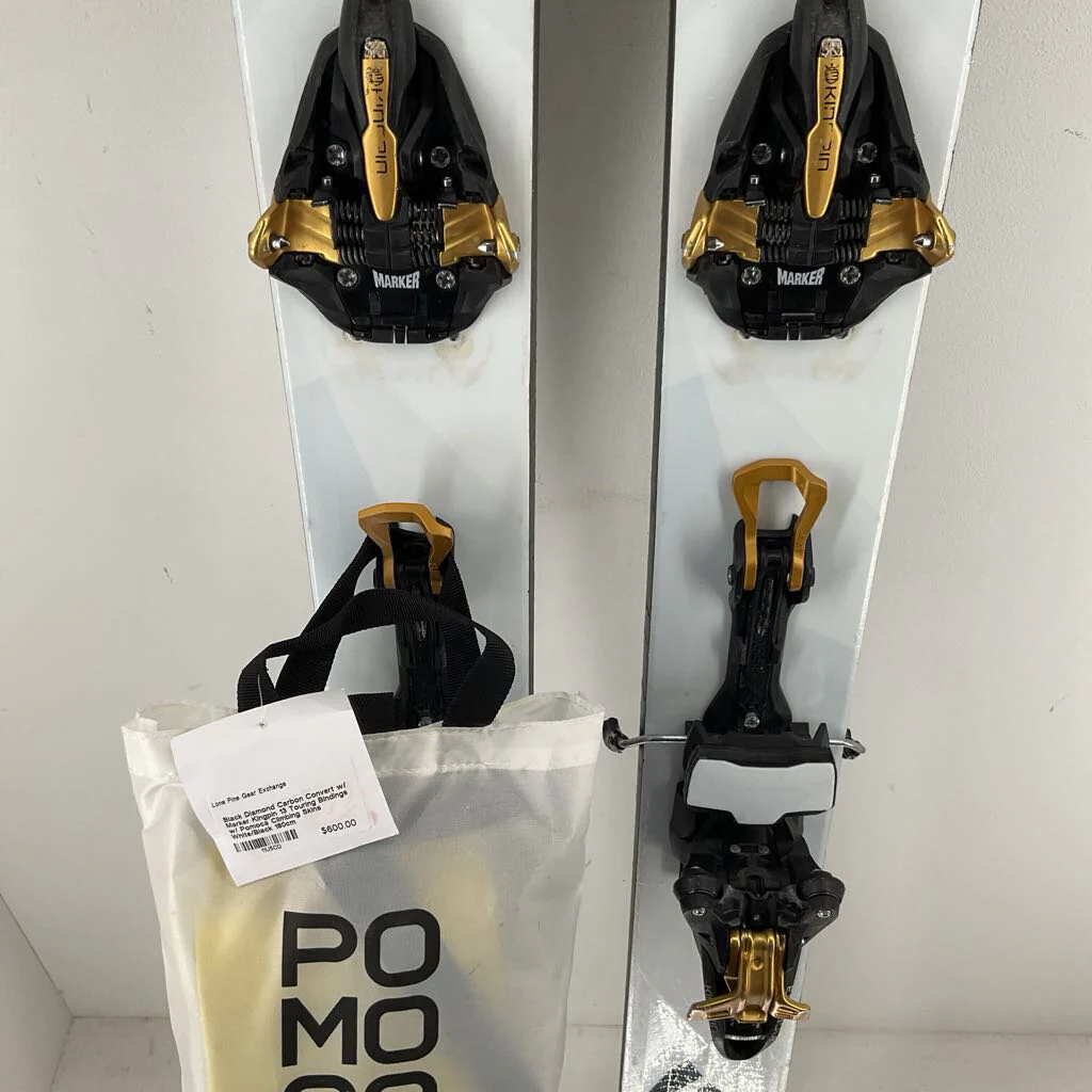 Black Diamond Carbon Convert w/ Marker Kingpin 13 Touring Bindings w/ Pomoca Climbing Skins - Image 5