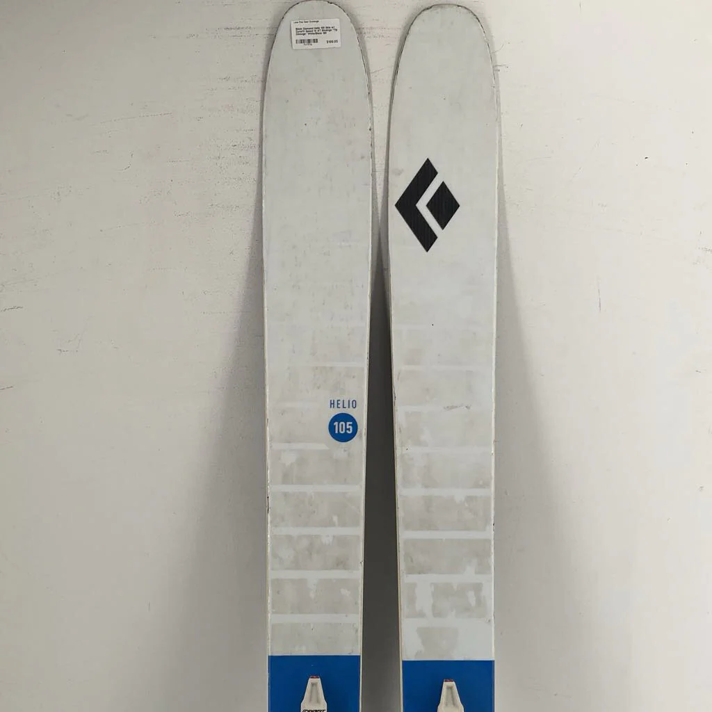 Black Diamond Helio 105 Skis w/ Dynafit Speed 10 AT Bindings *Tip Damage*