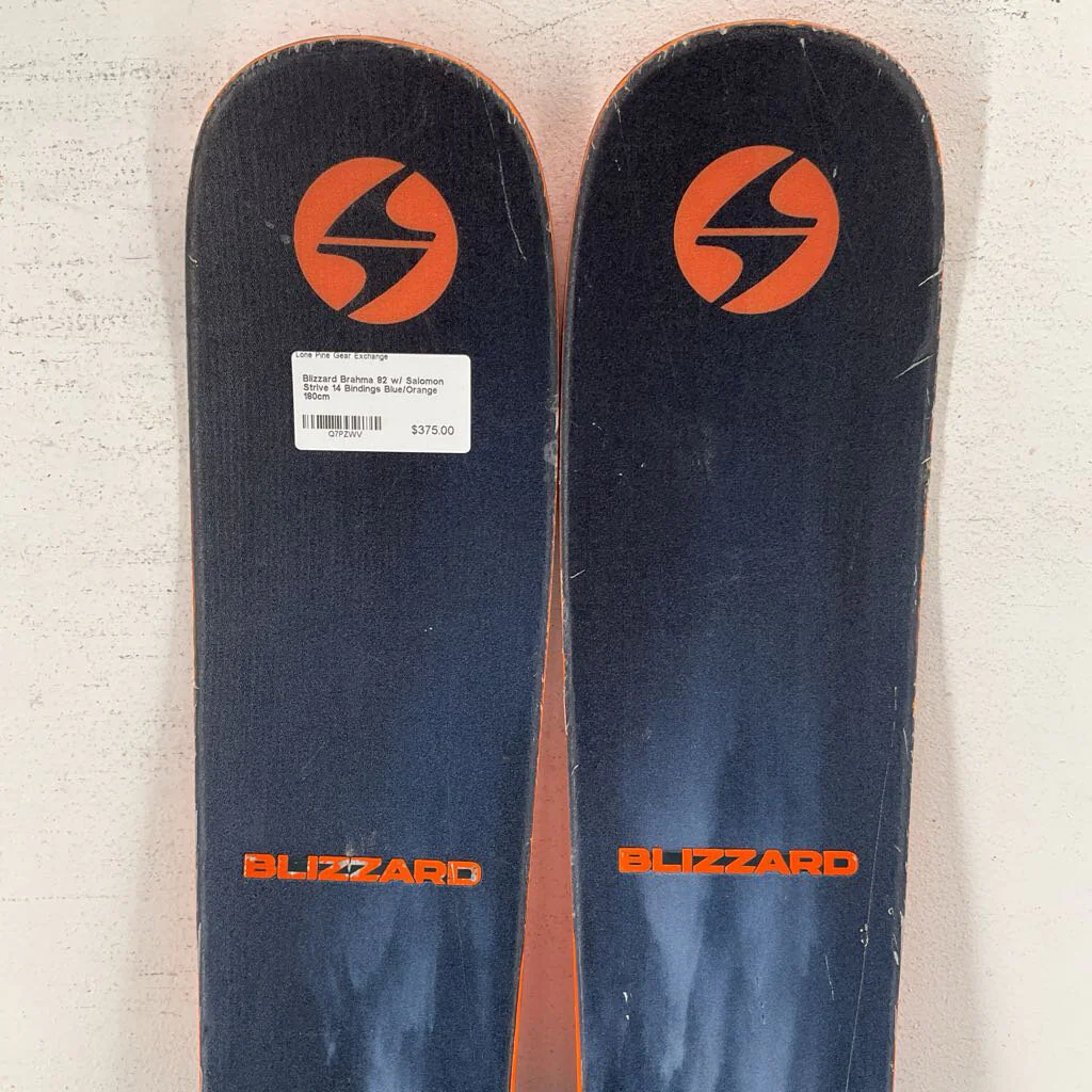 Blizzard Brahma 82 w/ Salomon Strive 14 Bindings - Image 3