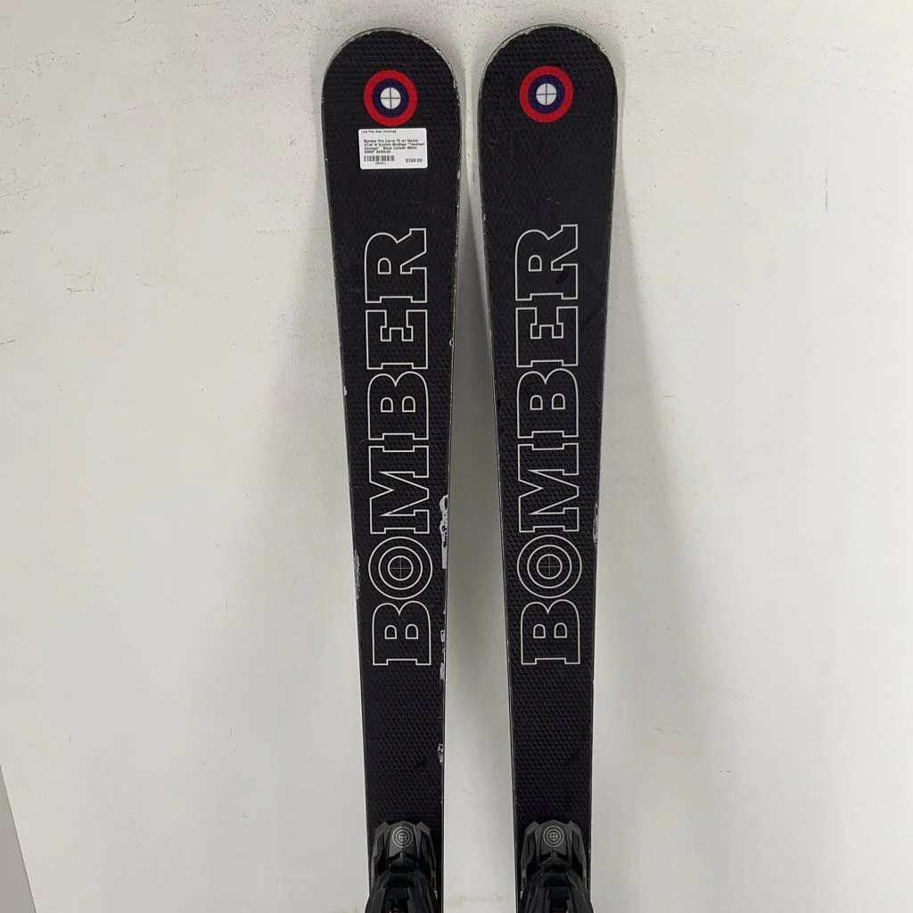 Bomber Pro Carve 70 w/ Marker XCell 14 System Bindings *Topsheet Damage*