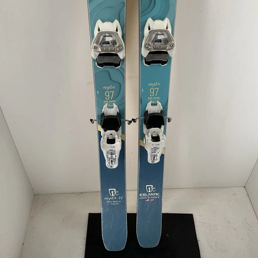 Icelantic Mystic 97 w/ Marker Griffon 13 Bindings - Image 2