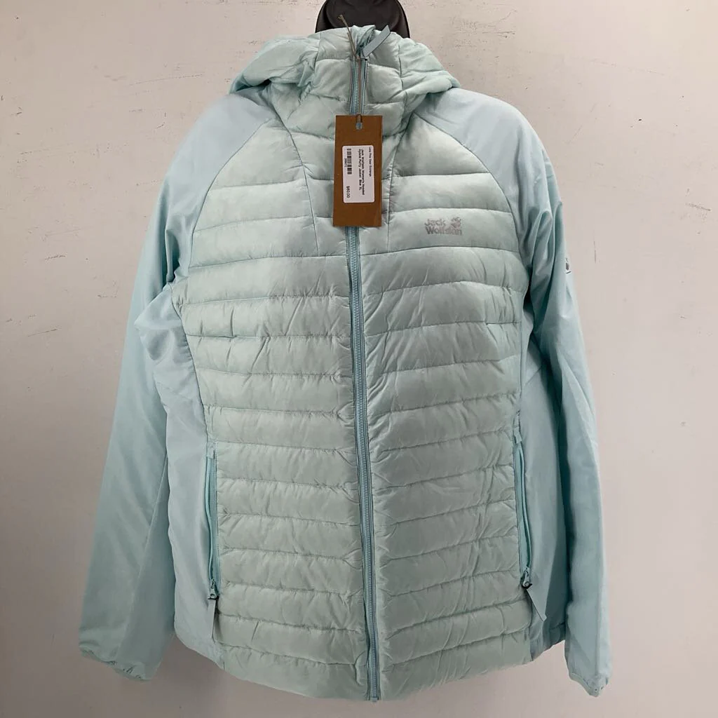 Jack Wolfskin Women's Hooded Hybrid Puffy Jacket