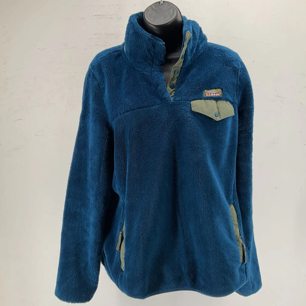 LL Bean Women's 1/4 Snap Hi-Pile Fleece