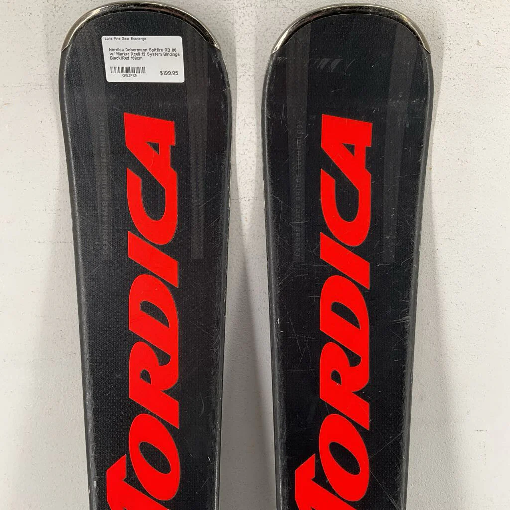 Nordica Dobermann Spitfire RB 80 w/ Marker Xcell 12 System Bindings - Image 3