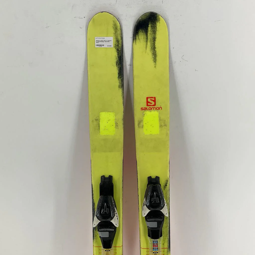 Salomon Junior's Skis w/ Salomon L7 Demo Bindings