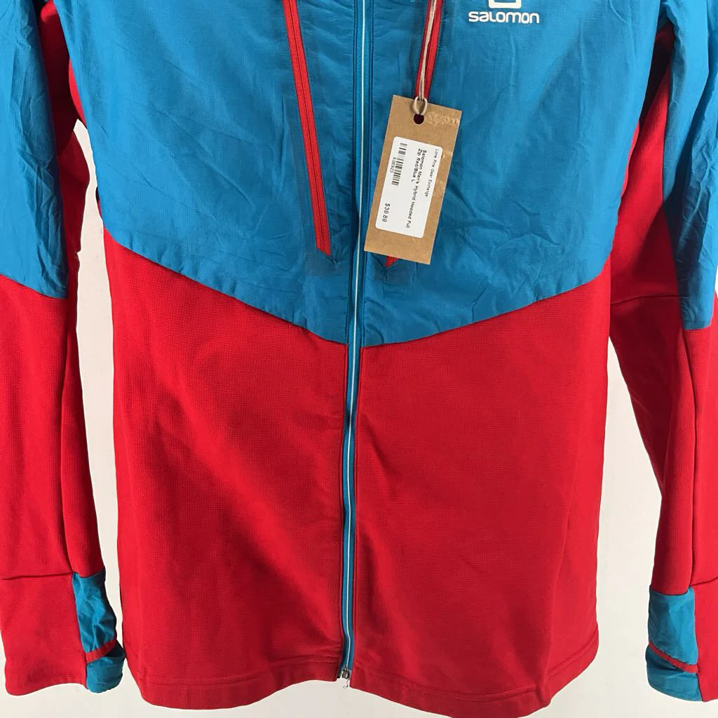 Salomon Men's Hybrid Hooded Full Zip - Image 3