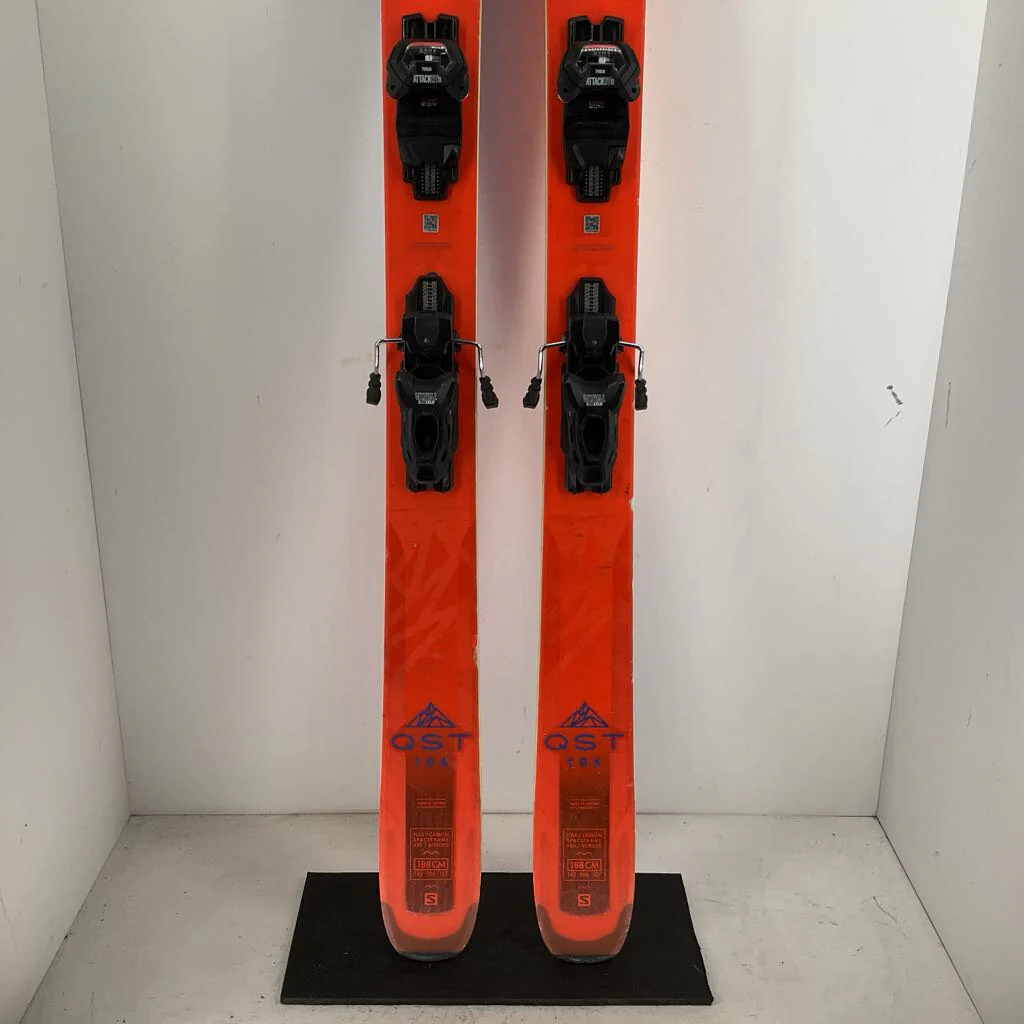 Salomon QST 106 w/ Tyrolia Attack LYT 11 Demo Bindings - Image 2