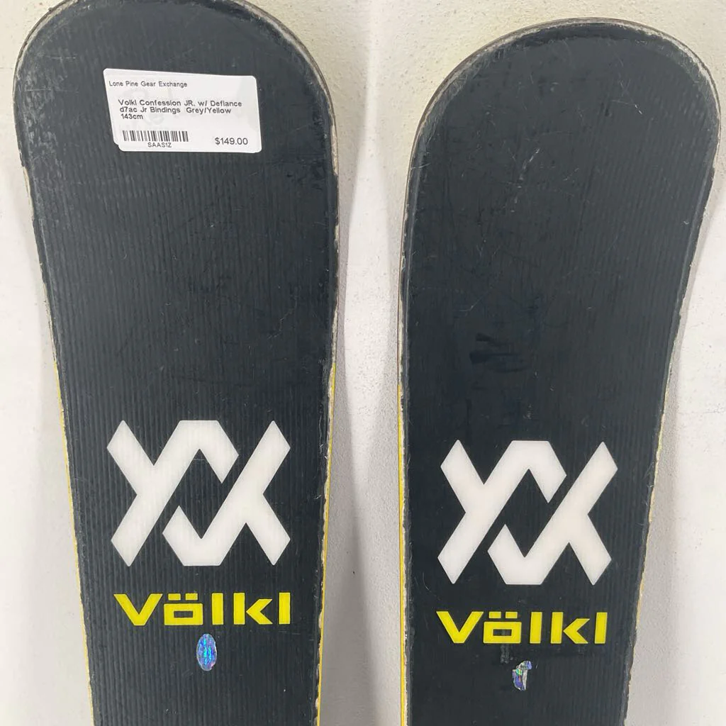Volkl Confession JR. w/ Defiance d7ac Jr Bindings - Image 3