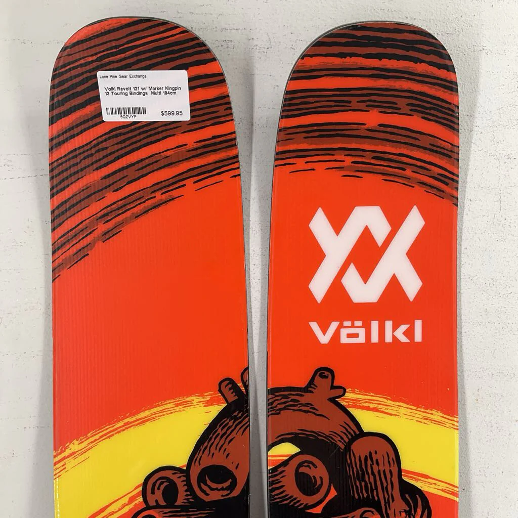 Volkl Revolt 121 w/ Marker Kingpin 13 Touring Bindings - Image 3