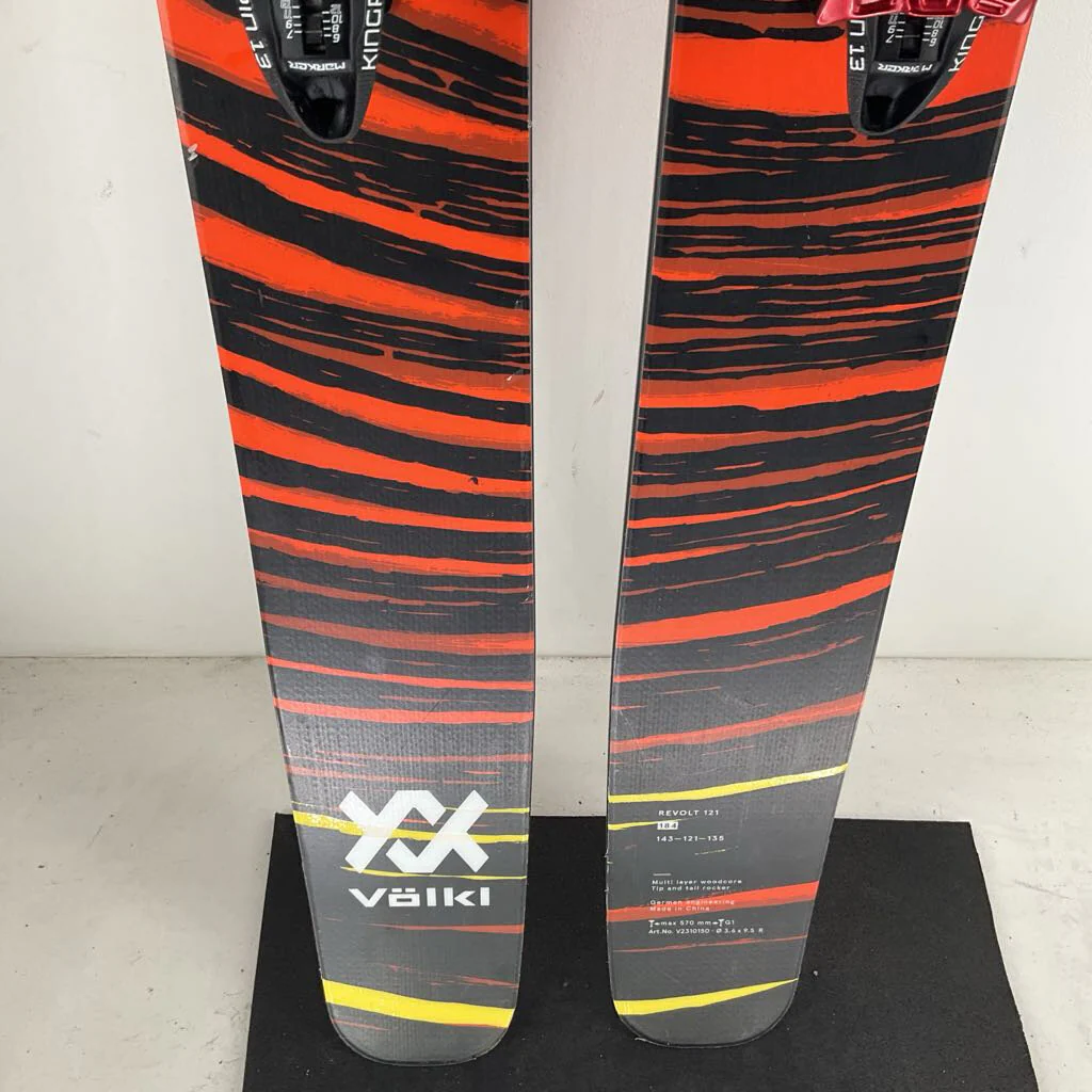 Volkl Revolt 121 w/ Marker Kingpin 13 Touring Bindings - Image 6
