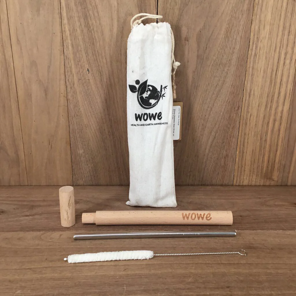 Wowe Stainless Steel Straw w/ Travel Case